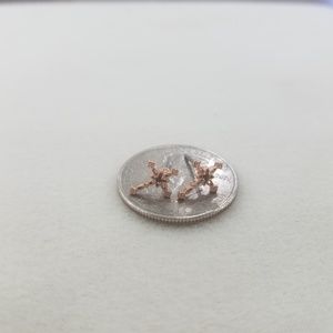 Tiny Cross earring